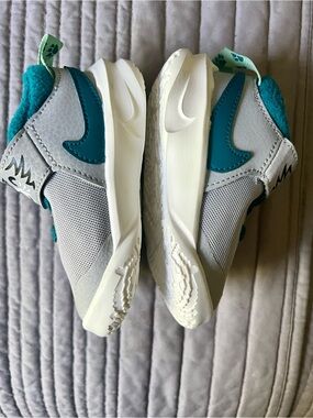 Nike Team Hustle D 10 (TD) Wolf Grey/White Boy's Toddler Sneakers size 6c